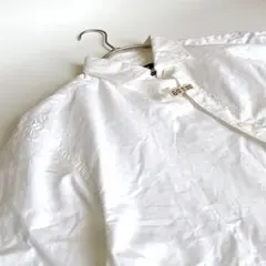 ジャガード刺繍✨Zegna 総柄 シャツ Drop 8 Fit ホワイト Sのサムネイル