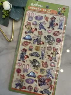 【正規品】ズートピア ボンボンドロップシール