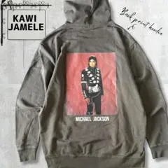 【希少】KAWI JAMELE マイケル・ジャクソン バックプリントパーカー Fのサムネイル