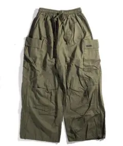 サイドポケット バルーン ジョガー アンクル丈 カーゴパンツ