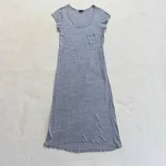 apart by lowrys 半袖 カットソーワンピース M グレー
