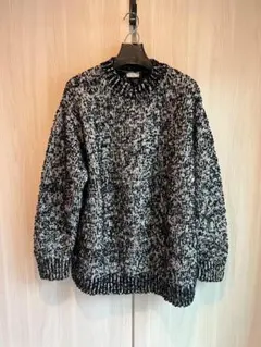 【新品未使用】DRIES VAN NOTEN クルーネックニット ブラックのサムネイル