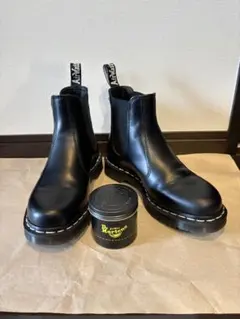 ドクターマーチン 2976 WHITE STITCH チェルシーブーツ