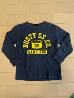 RUSTY ネイビー 長袖カットソー
