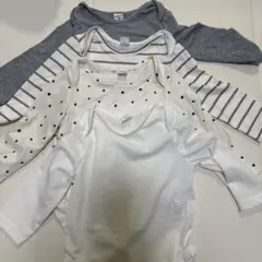 長袖ボディスーツ4枚セット