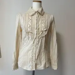 NEO森ガール フェアリーグランジ アクシーズファム 長袖 シャツ リボン