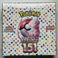 ポケカBOX ポケモンカード151 シュリンク付 新品未開封