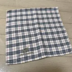 【送料込み】チェック柄BURBERRYタオルハンカチ