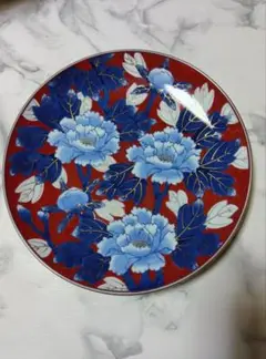 ４０cm大皿 有田焼 秀峰作品 金箔装飾 陶磁器皿 素晴らしいの 一言 40cm大皿 有田焼 秀峰作品 金箔装飾 陶磁器皿 素晴らしいの 一言