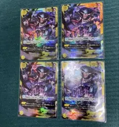 即日発送 ワンピースカード ティーチ シークレット シリュウ SR 各4枚