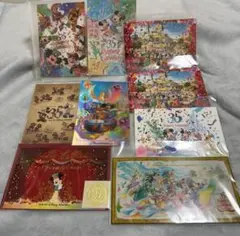 ディズニー　ランド　25・30・35・40周年　ポストカード　ミッキー　ミニー