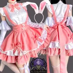 セクシーバニーガールメイド服サンタコスプレ衣装ロリータワンピースハロウイン仮装