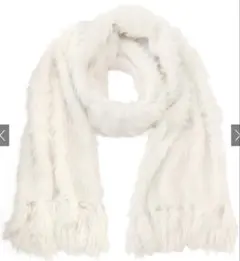 GRL グレイル　シャギーニットマフラー　アイボリー　タグ付き