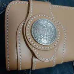 本牛革コンチョ 長財布 カードスロット8