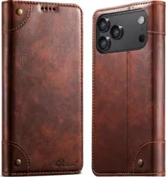 【新品未開封】 iPhone 17 Pro 6.3in用 手帳型ケース　カーキ