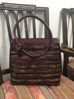 ST-174 snake skin 蛇革 トートバッグ
