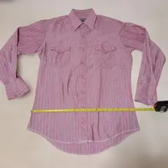 Wrangler 長袖シャツ ストライプ 15×33