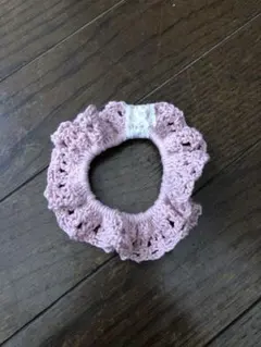 ハンドメイド　かぎ針編み　シュシュC オーダー受け付けます♫