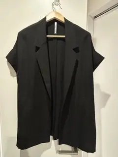 Dignitecollier 80990226 ジレ ジャケット ベスト 黒