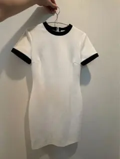 美品 Theory Tailor Crepe バイカラーワンピース 0 - メルカリ