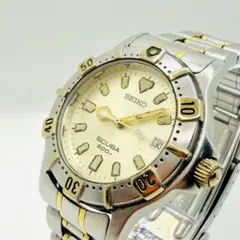 SEIKO SCUBA 7N35-6010 ダイバーズ 腕時計 コンビカラー - メルカリ