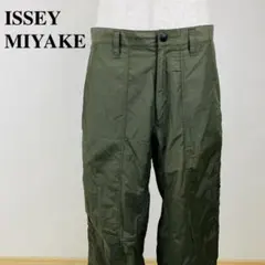 ISSEY MIYAKE パンツ ナイロン ズボン カーキ M 0171-Aのサムネイル