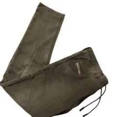 DIESEL KROOLEY-NE JOGG カーキオリーブデニムパンツ W30