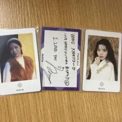 NiziU マヤ トレカ3枚セット