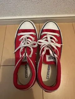 CONVERSE ALL STAR レッド ローカットスニーカー