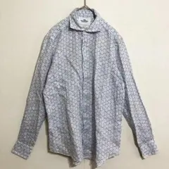 GALLIPOLI　ガリポリ　etna　花　フラワー　総柄　リネンシャツ　日本製