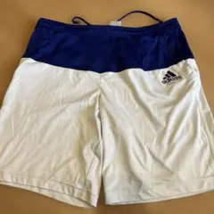 adidas CLIMA COOL ハーフパンツ ホワイト/ネイビー