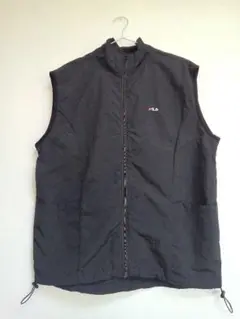 FILA 　ベスト 黒　Lサイズ