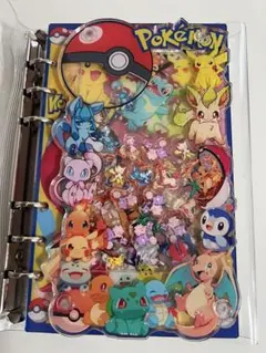 ポケモン A6シャカシャカノート☆シール帳 バインダー クリアポケット付き