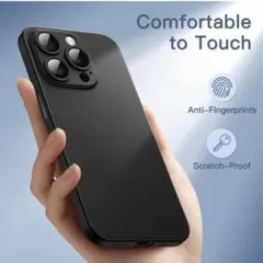 JEDirect 超薄型 iPhone15Pro Max ケース ブラック