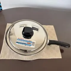 【未使用品】ミラクルクッカー フライパン 蓋付 24cm IH・ガス火対応 2Lのサムネイル