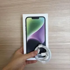 iPhone Lightningケーブル　iPhoneの箱付き