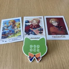 遊木真 あんスタ　缶バッジ　コレ缶 コレクション缶バッジ グッズ 真 あんスタ 4th スタフォニ ハート缶バッジ 遊木真 - メルカリ