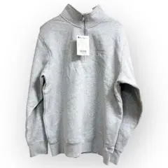 新品タグ付き✨Champion 裏起毛ハーフジップXXL グレー