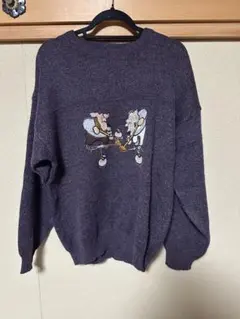 【ヴィンテージ品】パープルニットセーター