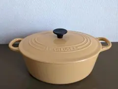 ル・クルーゼ LE CREUSET 両手鍋 25cm イエロー系のサムネイル