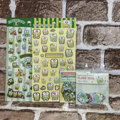 サンリオ　けろけろけろっぴ　シール　4点セット