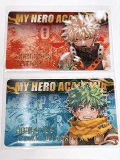 僕のヒーローアカデミア バースデイコレクションカード 爆豪 緑谷