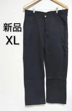 【新品】ARCADE 柔らかデニム アンクルパンツ ブラック XLサイズ