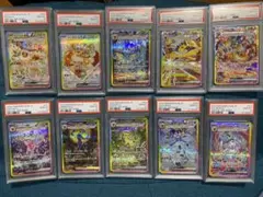 【オールPSA10・10連番】ブイズSAR テラスタルフェスex 10枚　図鑑順