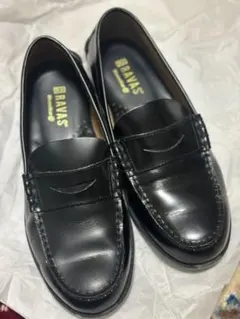 BRAVAS ブラックレザー ローファー