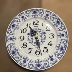 ★ノリタケ★壁掛け時計★陶製ウォール時計★フラワー花 ☆ノリタケ☆壁掛け時計☆陶製ウォール時計☆フラワー花 | Mercari