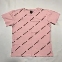 アディダス オリジナルス ロゴ Tシャツ ピンク Mサイズのサムネイル