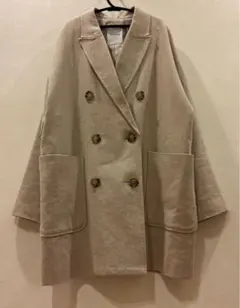 JEANASIS ジーニス　ベージュ オーバージャケット　オーバー　ナチュラル