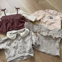 ベビー服　春服秋服　トップス　4点セット　80センチ　バースデイ