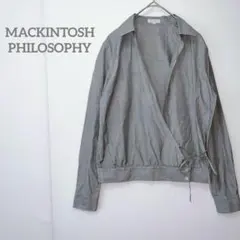 【マッキントッシュフィロソフィー】カシュクール 長袖シャツ 36 上品のサムネイル